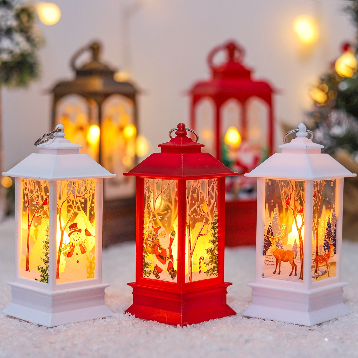 Christmas Lantern Light Merry Chri..