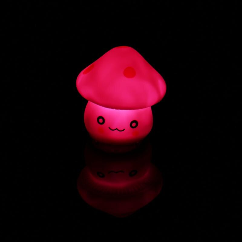 LED Mushroom Lamp Party Decor Colo..