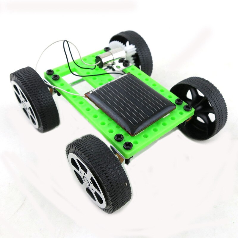 Mini Solar Powered Toy DIY Car Ki..