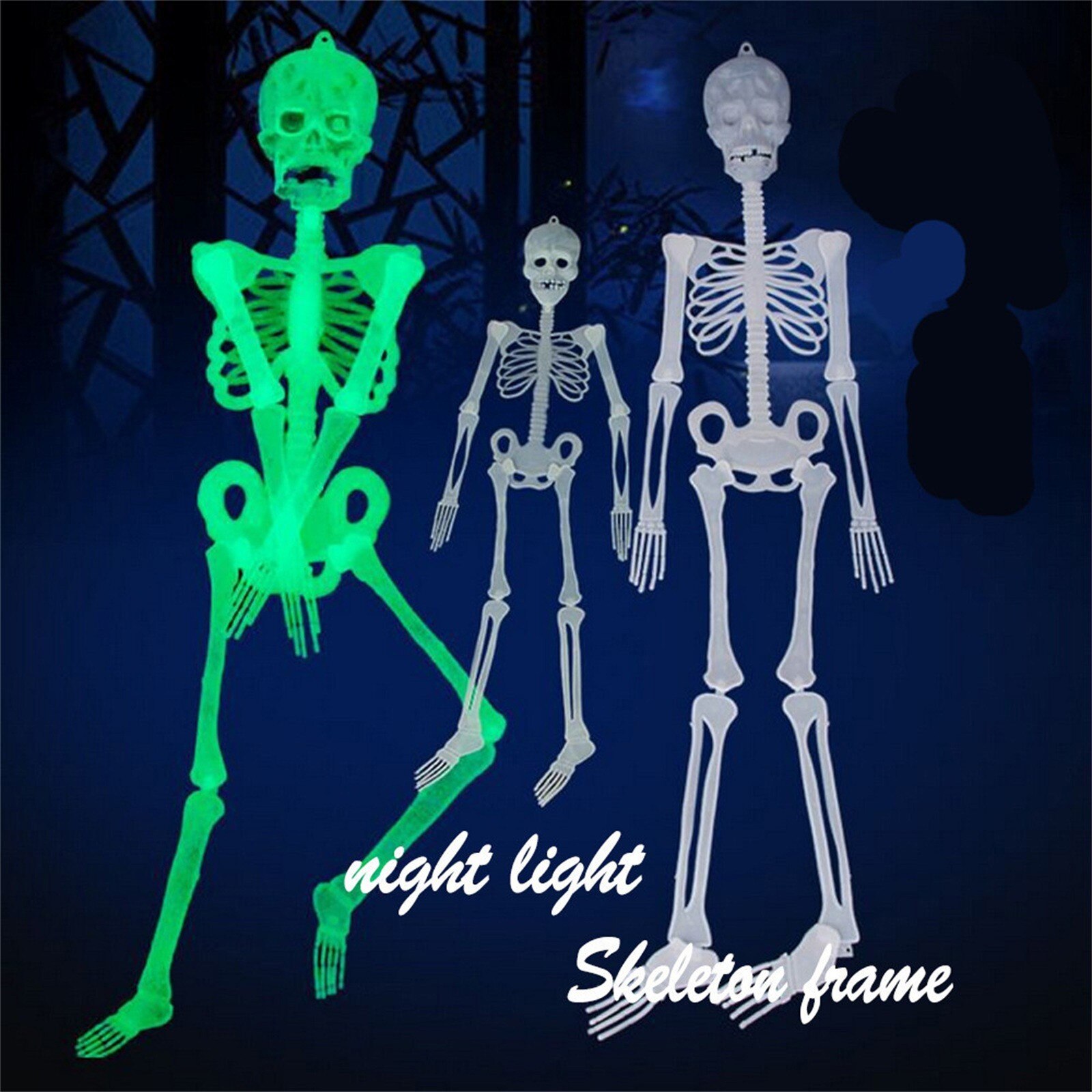 32cm Luminous Skeleton Body Scary H..